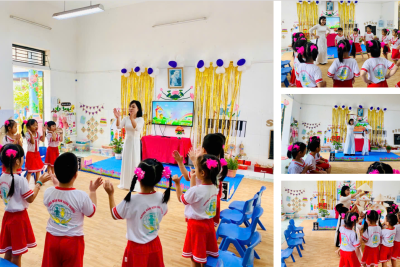 Trường Mầm non Xuân Thượng tổ chức hội thi giáo viên dạy giỏi cấp trường năm học 2024-2025
