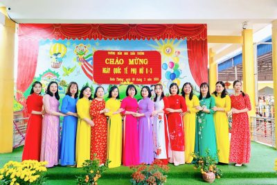 Trường mầm non Xuân Thượng tổ chức các hoạt động chào mừng kỉ niệm 114 năm ngày quốc tế phụ nữ 8/3