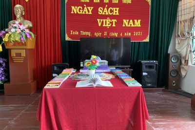 TRƯỜNG MẦM NON XUÂN THƯỢNG HƯỞNG ỨNG NGÀY SÁCH VIỆT NAM