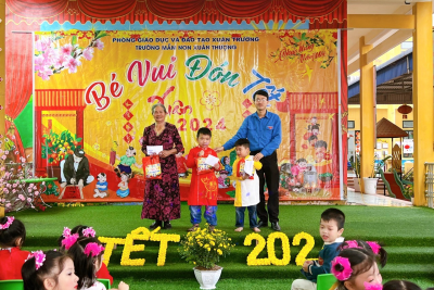 Trường mầm non Xuân Thượng tổ chức ngày hội “Bé vui đón tết” năm 2024