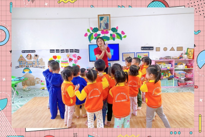 Khối 3 tuổi – Trường mầm non Xuân Thượng tổ chức hoạt động chơi góc