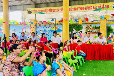 Trường Mầm non Xuân Thượng tổ chức Tổng kết năm học 2024-2025, Vui tết thiếu nhi 1/6 và chia tay trẻ 5 tuổi