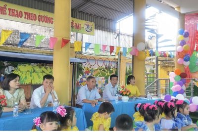Trường mầm non Xuân Thượng tổ chức “Ngày hội đến trường của bé” năm học 2023 – 2024
