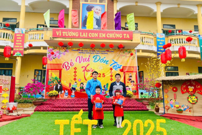 Trường mầm non Xuân Thượng tổ chức ngày hội  “Bé vui đón tết” năm 2025