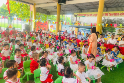 Trường Mầm non Xuân Thượng tổ chức Ngày hội đến trường của bé năm học 2024 – 2025