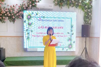 Trường mầm non Xuân Thượng tổ chức gặp mặt gia đình CB,GV,NV nhân dịp 20/11