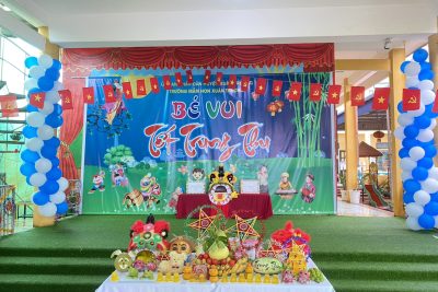 Trường mầm non Xuân Thượng tổ chức ngày hội “Bé vui tết trung thu” năm 2023