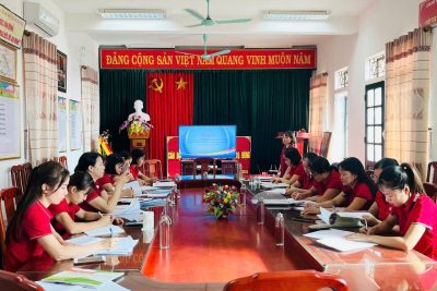 Trường mầm non Xuân Thượng tổ chức tập huấn “Ứng dụng giáo dục STEAM trong thực hiện chương trình giáo dục mầm non” Và triển khai xây dựng kế hoạch giáo dục năm học 2024-2025
