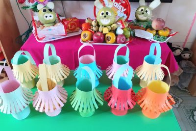 Bé vui tết trung thu – Trường Mầm non Xuân Thượng