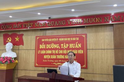 Trường mầm non Xuân Thượng tham gia lớp bồi dưỡng, tập huấn lý luận chính trị hè năm 2023