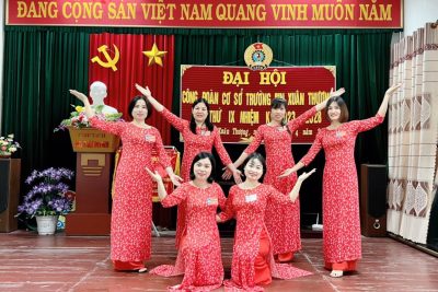 Công đoàn Trường Mầm non Xuân Thượng tổ chức Đại hội lần thứ IX, nhiệm kỳ 2023 – 2028