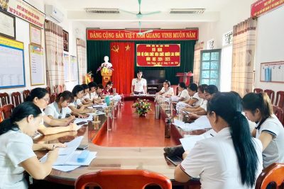 Trường mầm non Xuân Thượng tổ chức Hội nghị Cán bộ, công chức, viên chức, người lao động năm học 2024 – 2025
