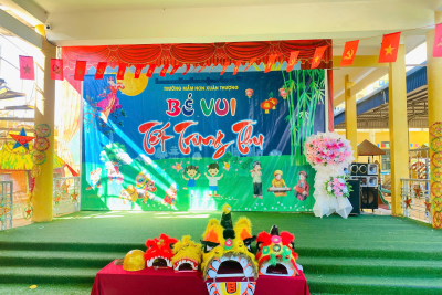 Trường mầm non Xuân Thượng tổ chức “Bé vui tết trung thu”năm 2025