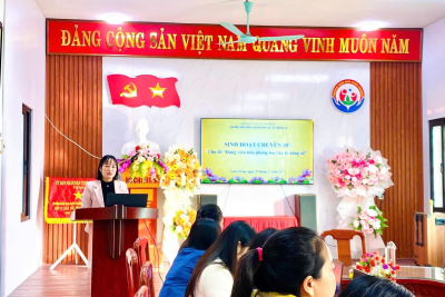 Sinh hoạt Chuyên đề “Đảng viên tiên phong học tập kỹ năng số”