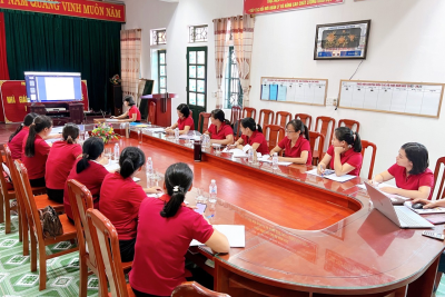 Trường mầm non Xuân Thượng tổ chức hội thảo chuyên môn “Ứng dụng phương pháp giáo dục tiên tiến vào tổ chức hoạt động cho trẻ mầm non”