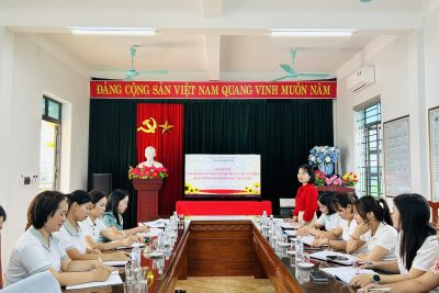 TỔ CHỨC CHUYÊN ĐỀ ỨNG DỤNG GIÁO DỤC STEAM TRONG HOẠT ĐỘNG KHÁM PHÁ CỦA TRẺ 4 TUỔI